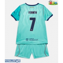 Barcelona Fermin Lopez #7 Tredjedraktsett Barn 2026-27 Kortermet (+ Korte bukser)